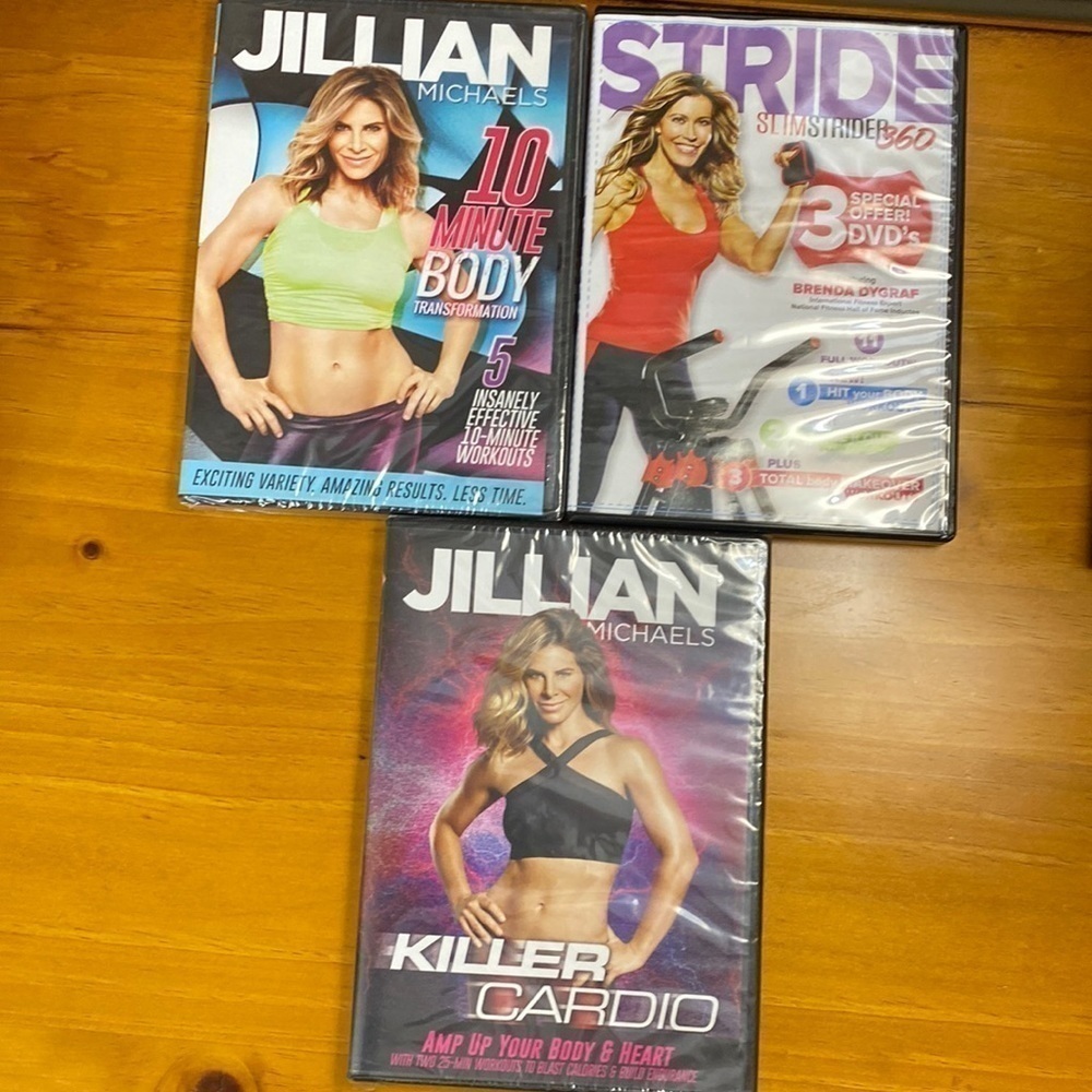 Workout Videos Total of 5 New in Package